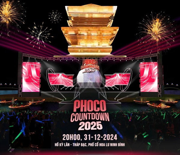 Bùng nổ đại tiệc âm thanh, ánh sáng tại PHOCO COUNTDOWN 2025